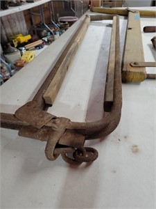 antique yoke and stanchion