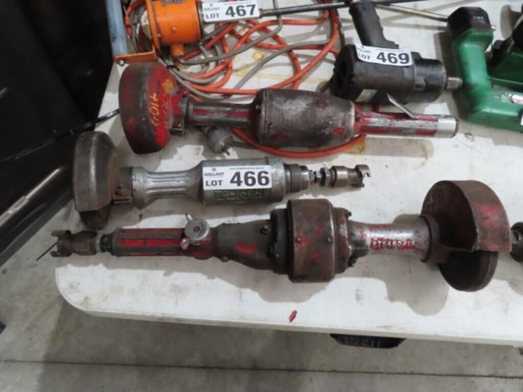 3 Various Straight Arm Grinders