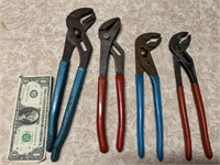 Channellock Tongue And Groove Pliers Lot