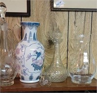 Box vases and decanters