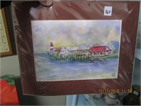 Easel Art Ocean City, Md. Watercolor-Signed