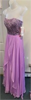 Lilac Sherri Hill  Dress 1941 Sz 2