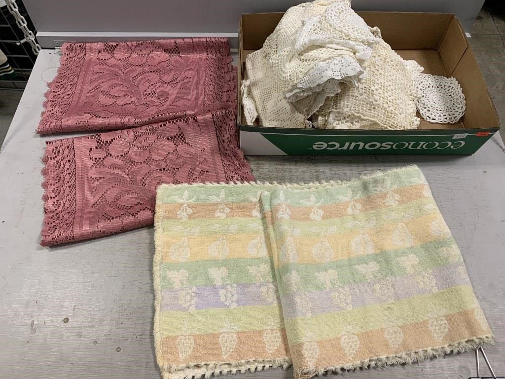 Assorted Table Linens and More