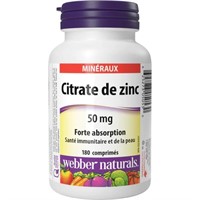 Sealed- Citrate de zinc 50 mg