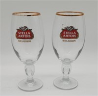 Stella Artois Belgium glasses