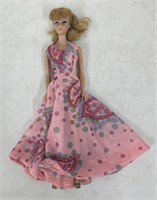 (AM) PonyTail Barbie Doll In Pink Dress