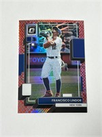 2022 Optic Francisco Lindor RED Dragon #/99