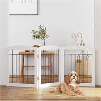 PAWLAND Free Standing Dog Gates for The House Sta