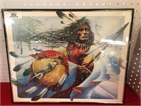 Native American Print - Chatelaine, 1984