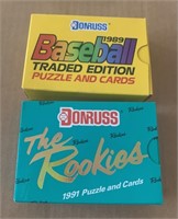 1989 Donruss Traded  & 1991 Donruss Rookies Sets