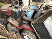 Contents of Shop Building, Murray Riding Mower