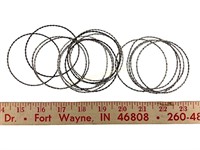 (16) sterling bangle bracelets 42 grams