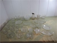 Pretty Clear Glass Dishes