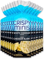 12-Pk Quaker Crispy Minis White Cheddar Flavour