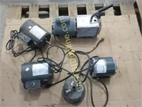 3 Electric motors , 2 pumps