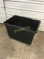 Black Techstart HD Mobile Bin - 32 x 22 x 24