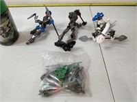 Qty 4 Bionicles 8589 Not Assembled & One is