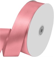 1.5 INCH Wide x 100 Yards Pink Satin Ribbon
