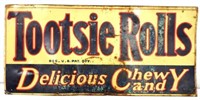 Tootsie Roll Tin Sign,one sided