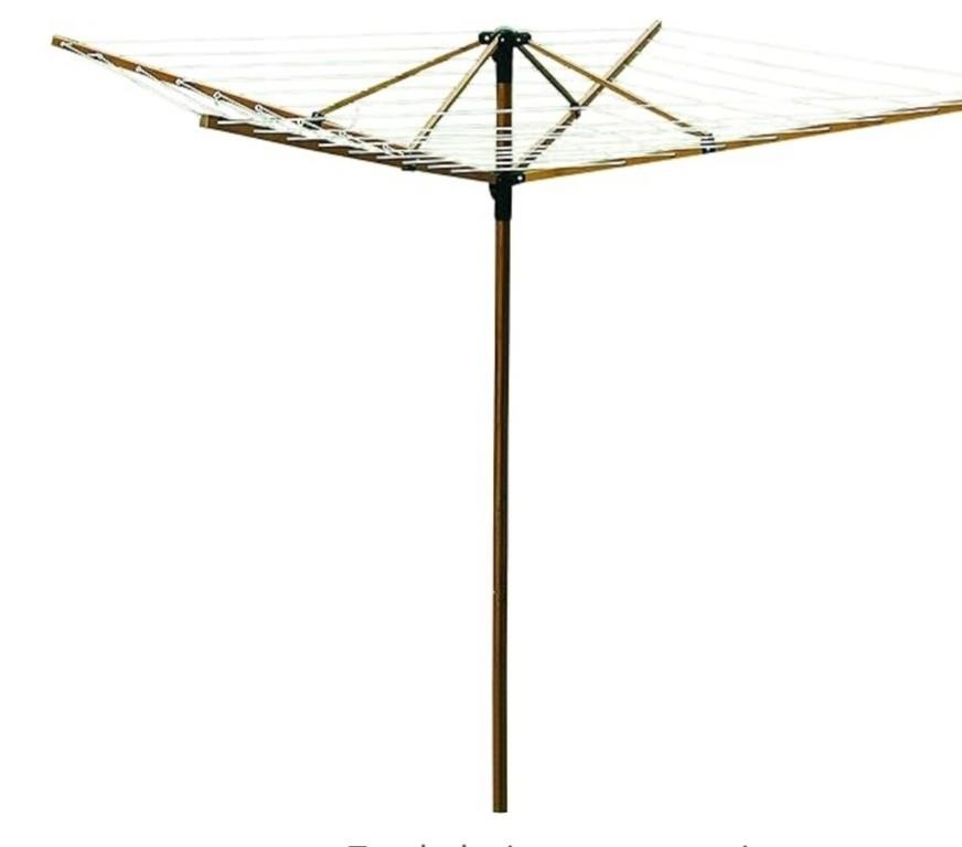 A’’ GREENWAY LARGE DELUXE BAMBOO FOLD CLOTHESLINE