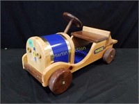 Planters Child's Ride-On Wood Car