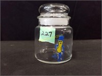 Mr. Peanut Round Apothecary jar