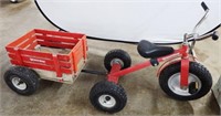 Child's Yerf-Dog Trike / Tricycle & Wagon