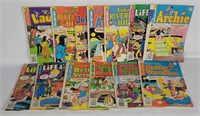 13 Vtg Archie Comics - Laugh, Life With Etc.