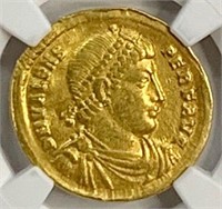 AD 364-378 Roman Empire Valens AV Gold Solidus
