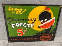 Vintage Picaninny Freeze Sign