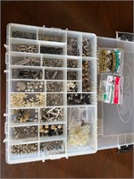 Box of jewelry finding @ beads.