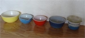 Colored PYREX Bowls