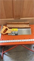 14in mitre back saw and frame