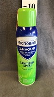 Microban 24 hour sanitizing spray