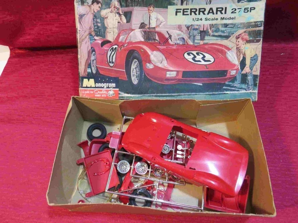 1964 Monogram 1:24 Ferrari 275P Model Kit