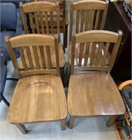 4 Wooden Holsag Chairs
