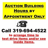 Test Drive/Viewing Items - Call 319-694-4522