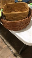 2 Longaberger basket collectibles