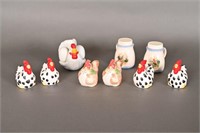Vintage Collectible S&P Chicken Shakers