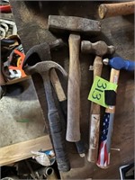 Ball peen hammers, sledge, claw hammers