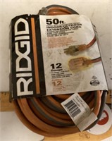 NEW Ridgid 50' indoor / outdoor extension cord