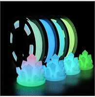 ($45) 3D Printer Filament Bundle, Glow in
