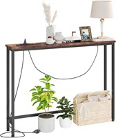 Sofa Table with Power Outlets
