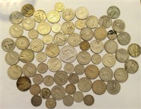 Collection of Junk Silver Coins Face Value $13.60