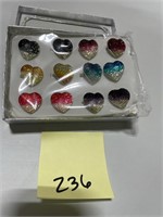 1 Unopened Box of Adjustable Heart Shape Rings