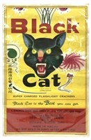 Vintage Black Cat 1-sheet Fireworks Poster