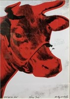 Andy Warhol “ Cow, 1966” Framed Print