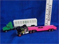 Majorette & Road Champs tractor trailers