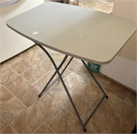Folding worktable 26",  adjustable height