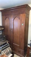 Antique Walnut knockdown wardrobe 55”x84”